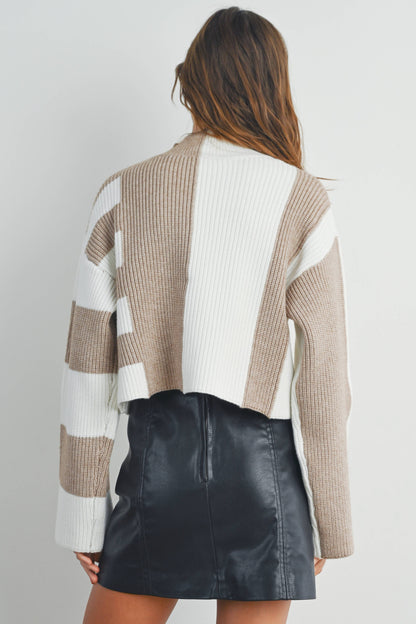 Mock Turtleneck Sweater