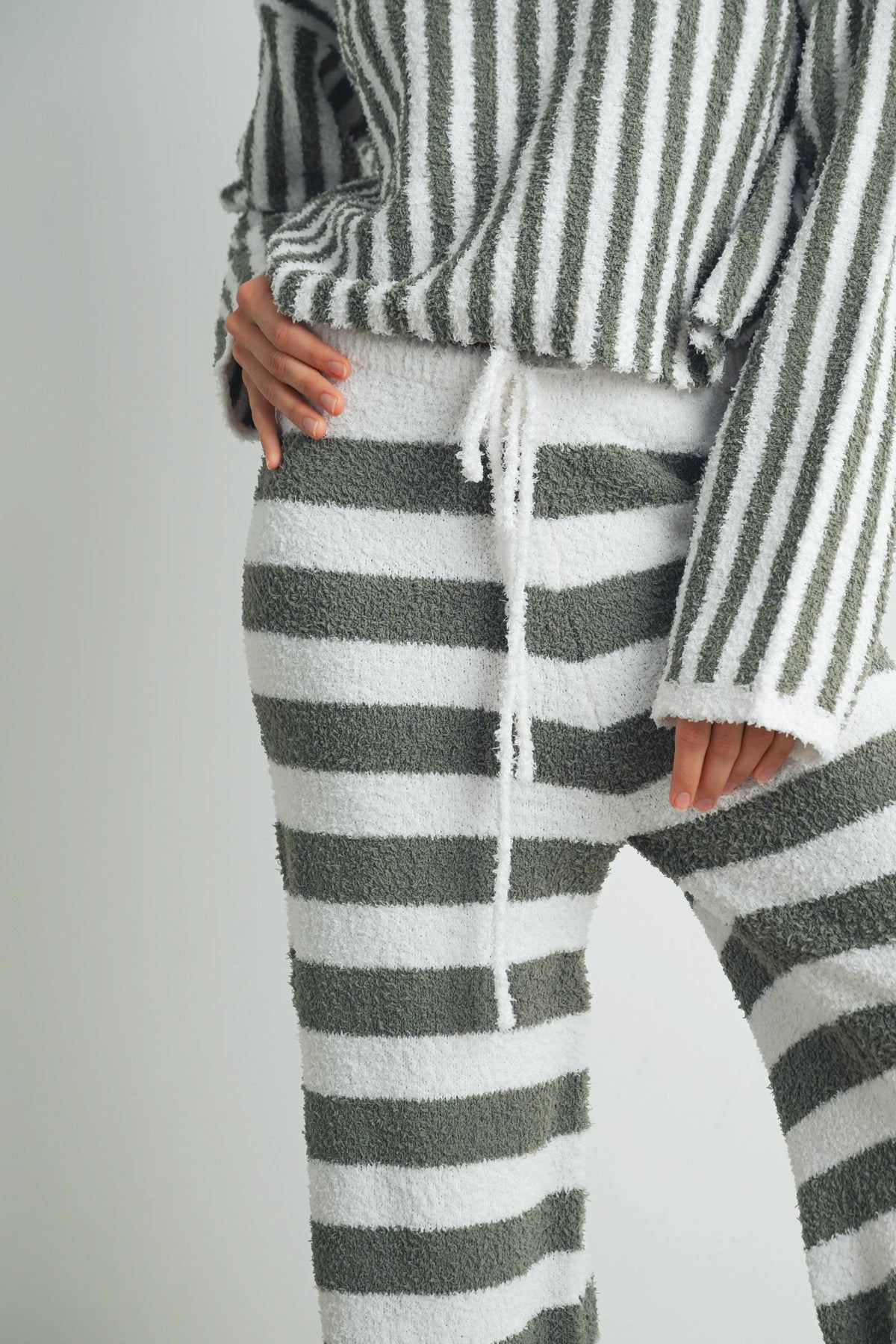 Cozy Striped Round Neck Sweater