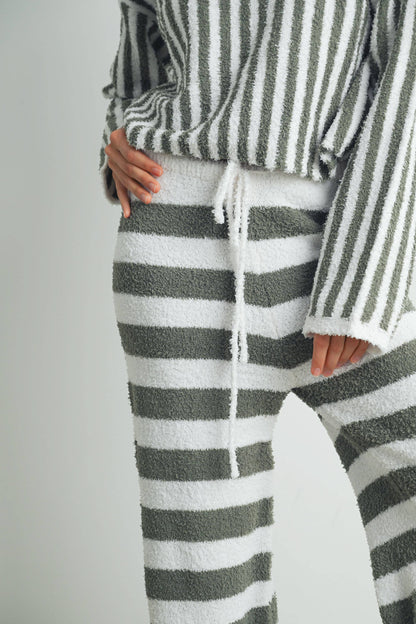 Cozy Striped Round Neck Sweater