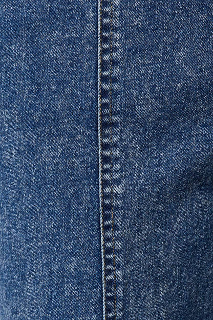 RUFFLE WIDE LEG JEANS