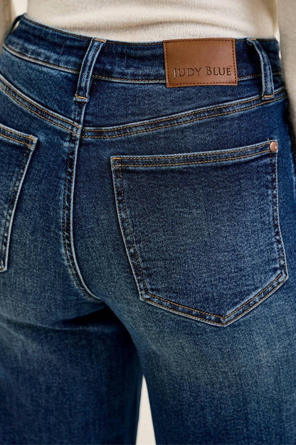 HW "LUX" Retro Wide w/ Front Tab Closure DK Fade Indigo